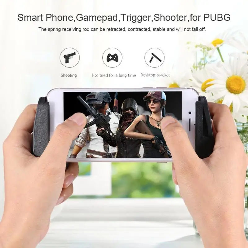 Чехол для 4,5-6,5 дюймового смартфона, влагозащищенный игровой геймпад, джойстик, ручка, держатель, игровой триггер, шутер, контроллер для PUBG
