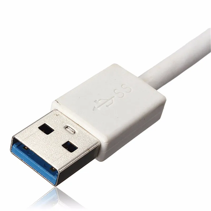 Usb-концентратор 3,0 хорошего качества высокоскоростной 5 Гбит/с Алюминиевый 3,0 usb-концентратор с внешними 4 портами USB 3,0 концентратор для компьютера MacBook-Серебристый