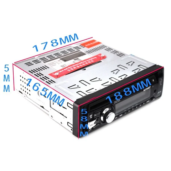 Bluetooth Новый 12 в автомобильный FM и MP3 CD DVD стерео радио приемник Aux с USB мобильным