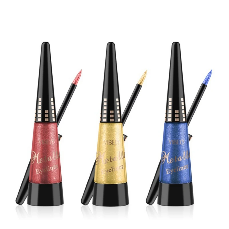 Professional Colored Shiny Pearlescent Eyeliner Pen Glitter Eyes Makeup