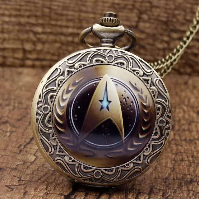 New Arrival Star Trek Theme Steampunk Vintage Quartz Pocket Watch Unique Fashion New Arrival Star Trek Theme Steampunk Vintage Quartz Pocket Watch Unique Fashion