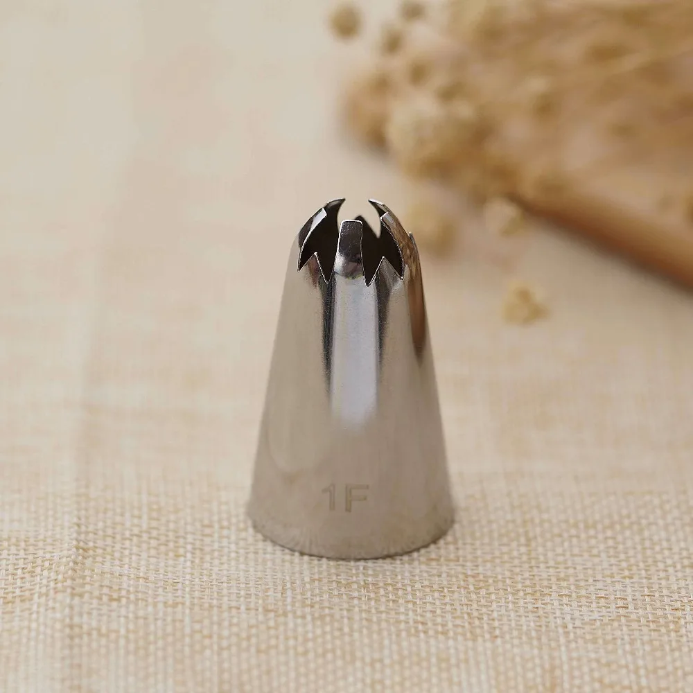 

#1F Large Size Cherry Blossoms Piping Nozzle Cake Decorating Drop Flowers Cream Pastry Cupcake Sakura Icing Tip