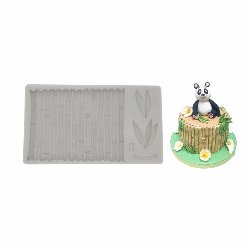 

New Bamboo Leaf Vein Mold Diy Clay Craft Silicone Mold Designer 3d Wall Panel Moule Silicone Molds for Plaster