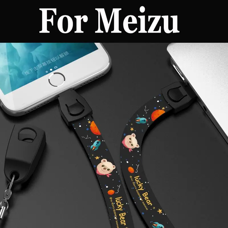 

USB Badge Lanyard for Keys Holders Neck Straps For Meizu M3X U20 U10 M3 M5 Note M3s Pro 6 MX6 6s Plus M3E Max M5s M5c M6 Pro