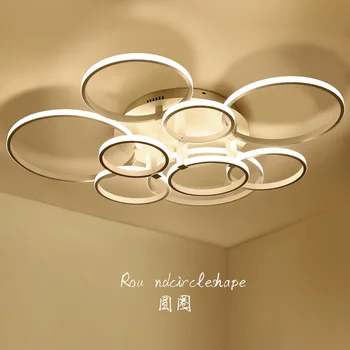 

Modern Led Ceiling Chandelier Remote Control Dimmable Circle Ring Chandelier Lighting Led Lustre Led Lamp Living Room Lamparas