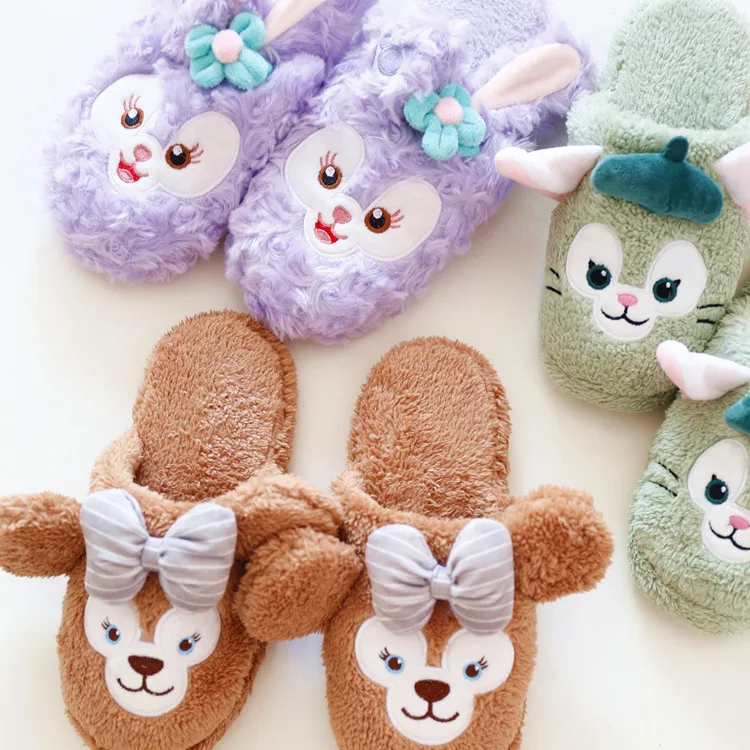 

Cartoon plush Duffy Bear new friend Stellalou Rabbit Shelliemay Gelatoni Anime 22.5cm-24.5cm