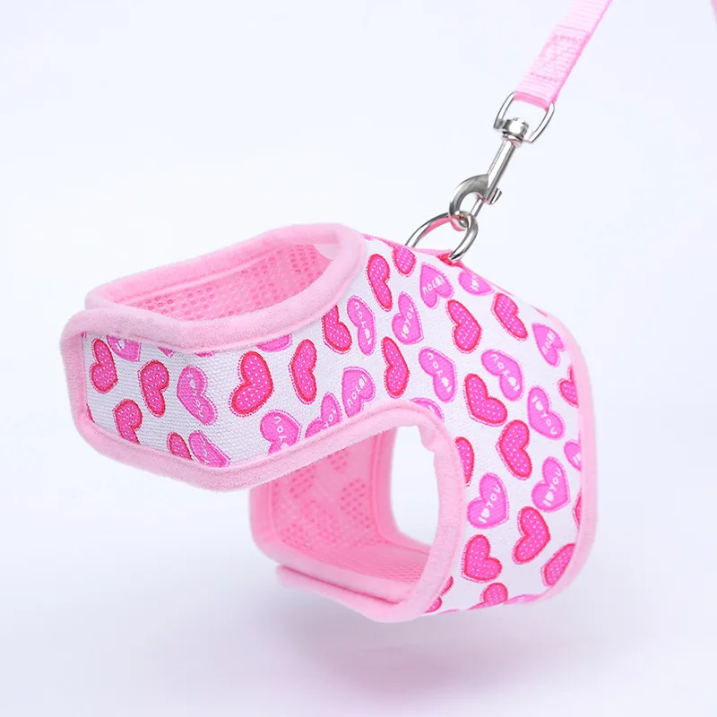 

Dog Harness for Chihuahua Pug Small Medium Dogs Nylon Mesh Puppy Cat Harnesses Vest Reflective Walking Lead Leash Petshop sets