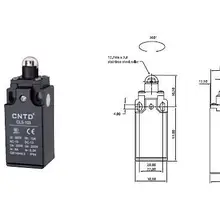 4 шт./лот высокое качество CNTD CLS-103 концевой выключатель/микро-переключатель Ui 380V Ith 10A, экономичный и пластиковый тип