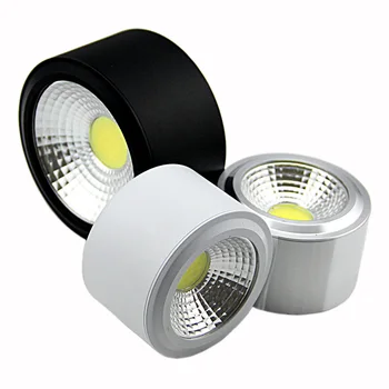 

2pcs/Lot COB LED Ceiling Lamp 5W 7W 10W Surface Mounted LED downlights 120 Degree Warm Cool White LED Spotlights AC85-265V