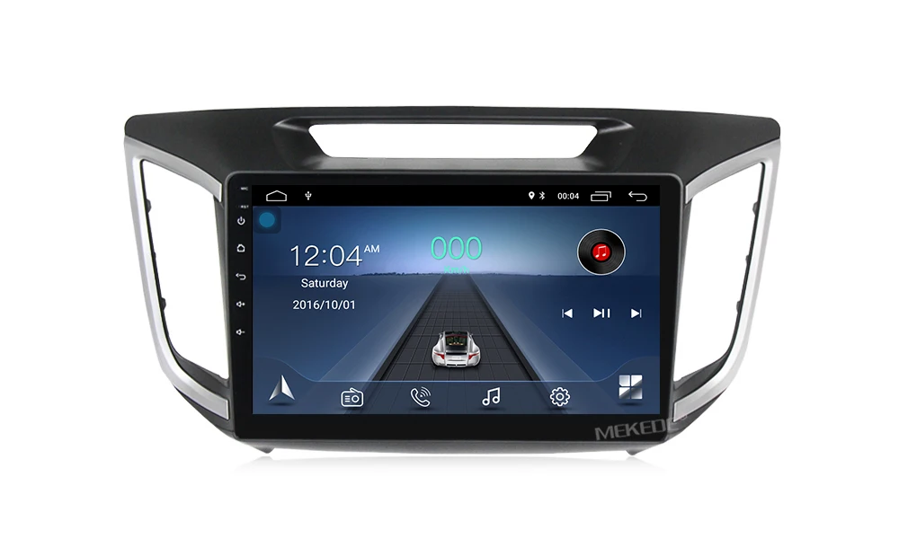 10," 1024x600 HD Quad 4 ядра Android 8,1 автомобильный DVD для hyundai Creta IX25-18 с Оперативная память gps радио навигации