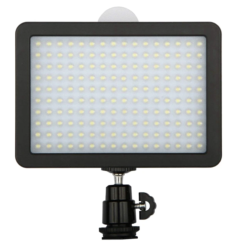 160 светодиодный светильник для видео портативная камера фото светильник Панель с регулируемой яркостью для Dslr камеры видеокамеры с зарядным устройством высокой яркости