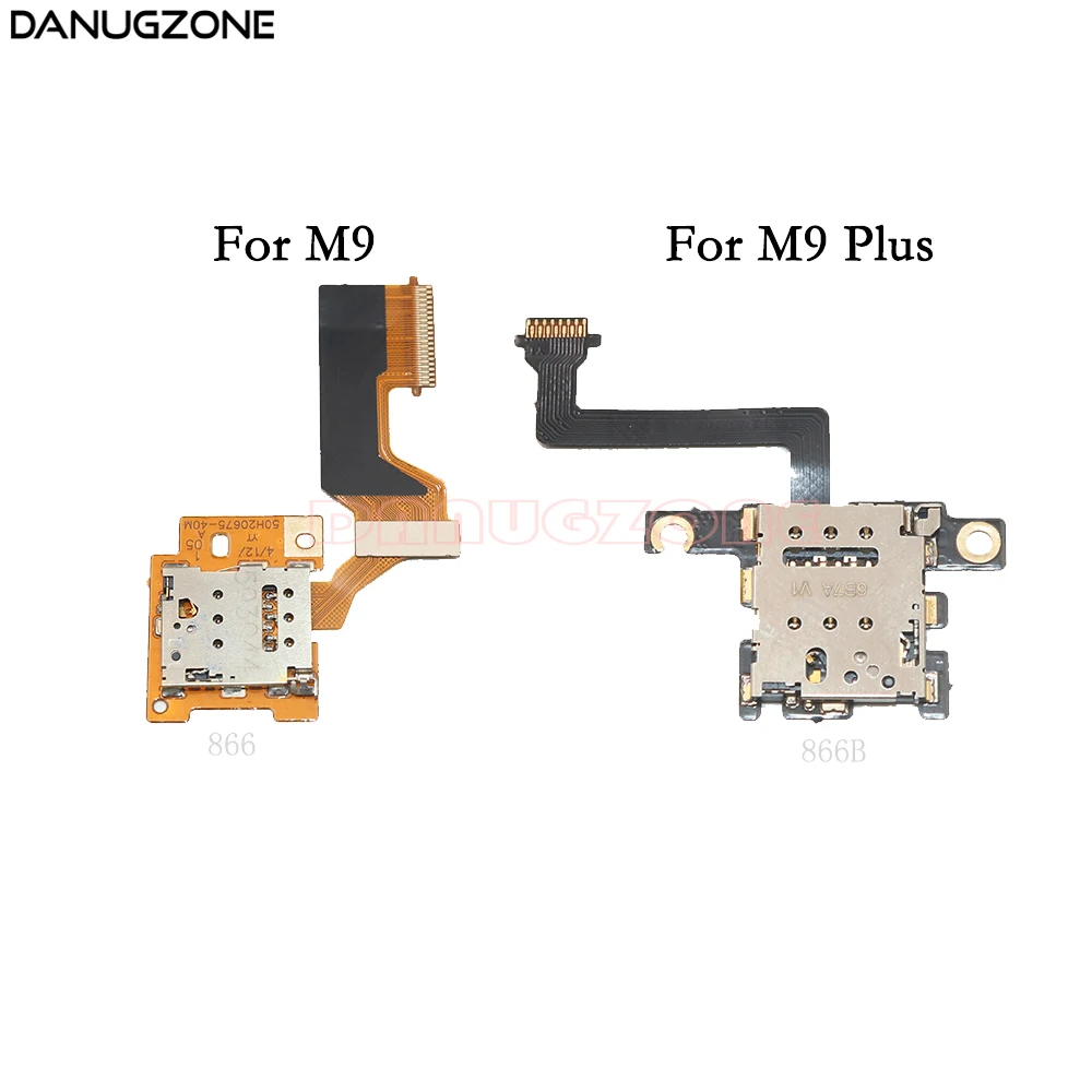 10 шт./лот для htc M9 M9E M9W/M9 плюс M9+ M9Plus M9PT M9PW SIM Card Reader держатель лотка Слот гибкий кабель