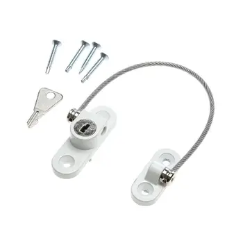 

ABWE Best Sale Stainless Steel Window Restrictor Security Lock Anti-kids Prevent Children from Falling Anti-theft Window Lock