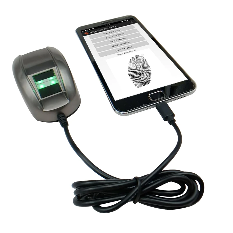 HF биометрический USB считыватель отпечатков пальцев цифровой Android Micro OTG сканер