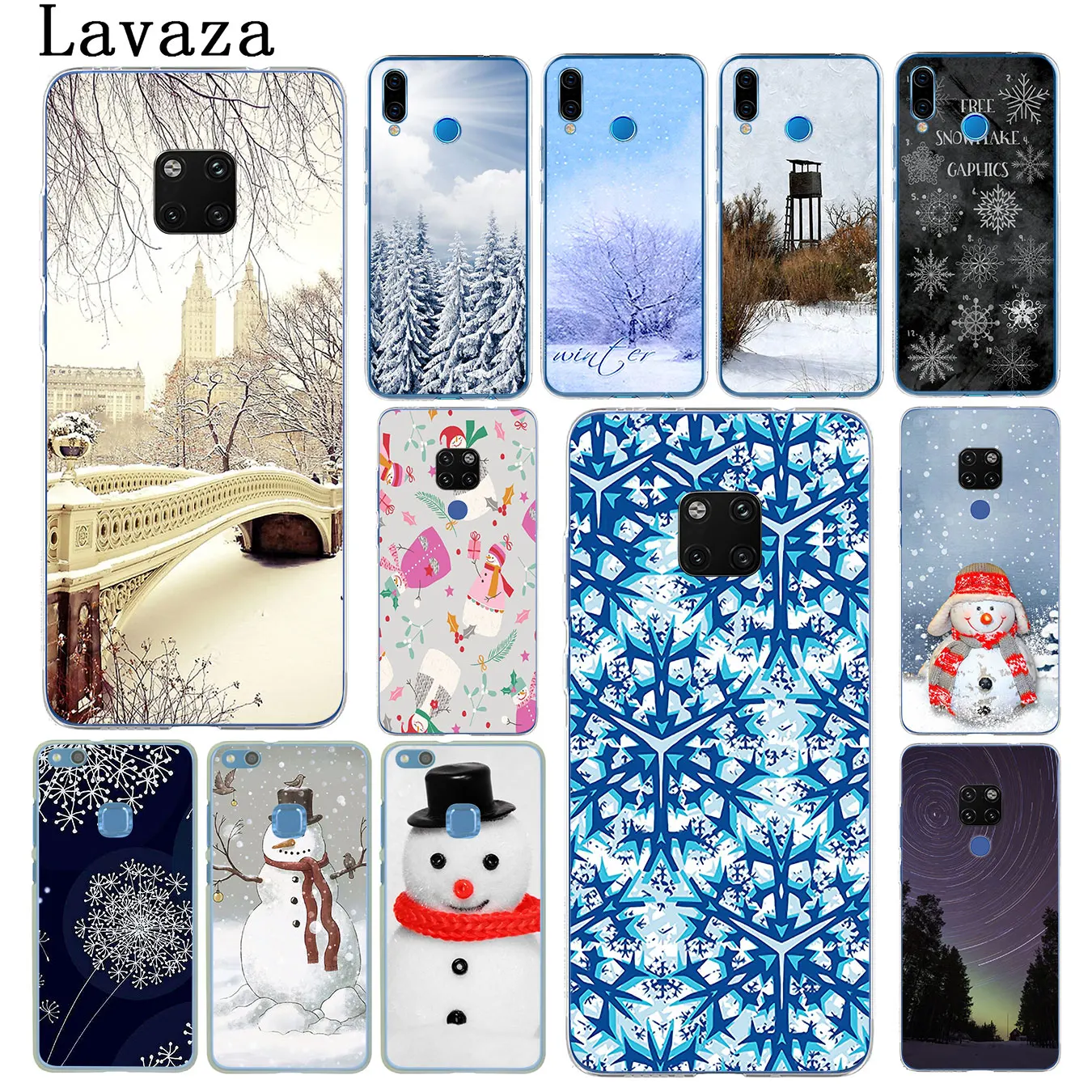 Lavaza Winter New York Central Park Snow Phone Case for