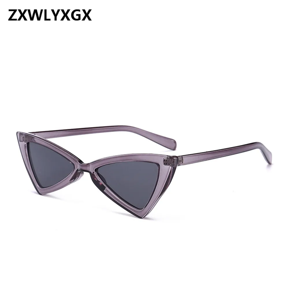 

ZXWLYXGX Vintage Sunglasses Women Cat Eye Luxury Brand Designer Sun Glasses Retro Small Red ladies Sunglass Black Eyewear oculos