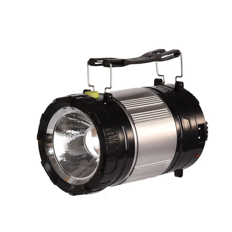 Solar LED Camping Lantern Portable Outdoor Rechargeable Tent Lamp Foldaway Handheld Flashlights SMN88 | Спорт и развлечения