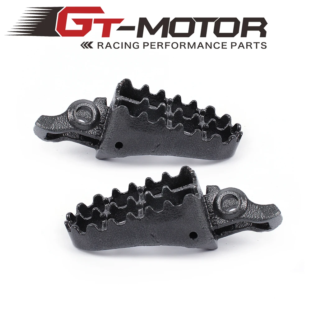 Estriberas Reposapiés Anodizadas En Rojo Para Honda CRF150, CRF250, CRF450, Antideslizantes Y De Calidad