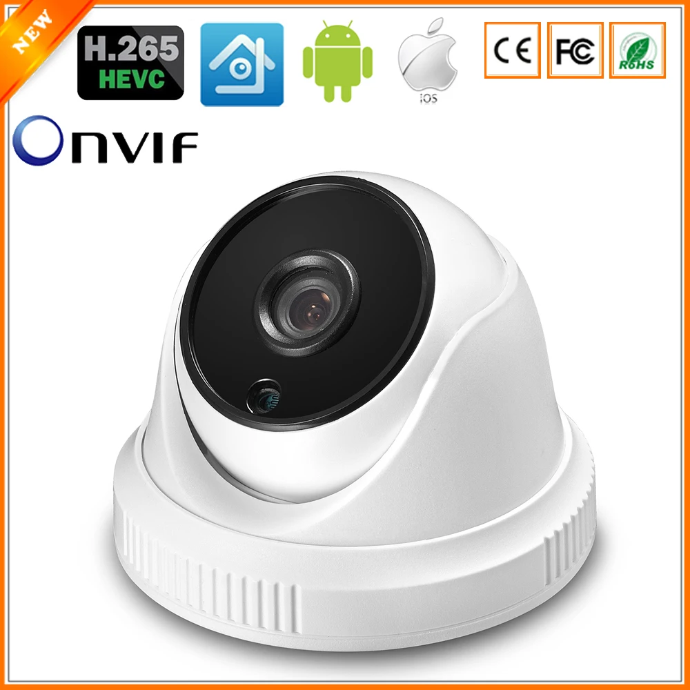3MP 2048*1536 25fps H.265 IP Camera Indoor IR Night Vision Dome Security Camera ONVIF 3MP P2P Motion Detector Email Alert Photo