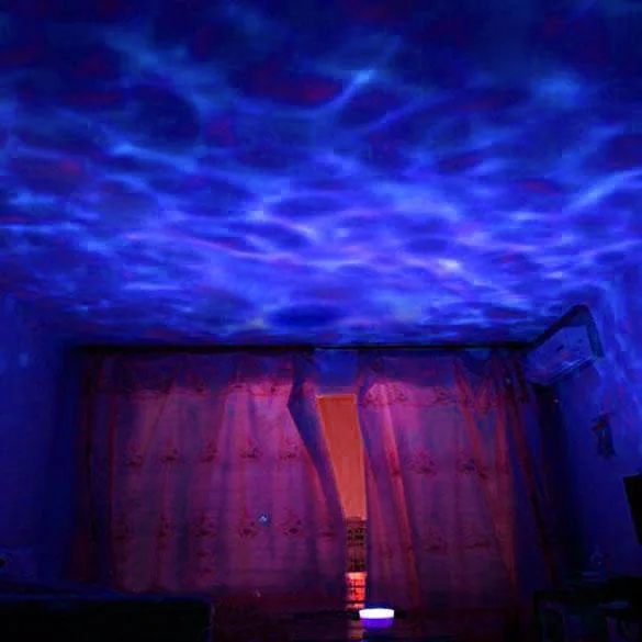 Luzes da Noite mestre oceano de onda de Fonte de Luz : Lâmpadas Halógenas