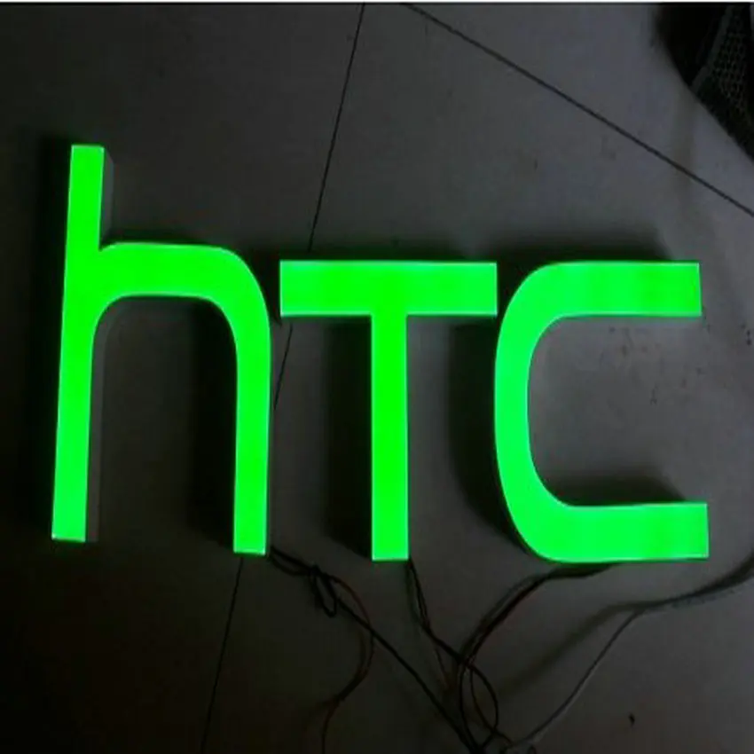

Customized led lighted up alphabet letters sign for Mobile phone shop