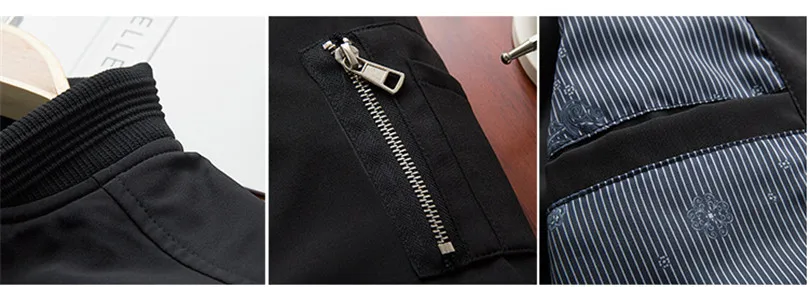 Новая весенняя Черная куртка-бомбер мужская уличная хип-хоп приталенная куртка-бомбер для пилота мужские куртки размера плюс 4XL
