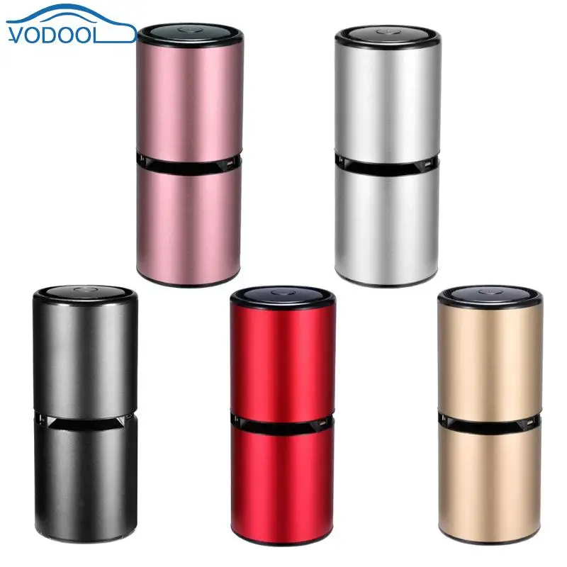 

VODOOL Car Air Purifier Cleaner Anion Ionizer Odor Eliminator Dual USB Output Charger For Car Home Office Mobile Power