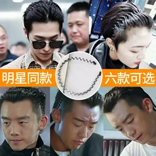 Мужские и женские черные волнистые волосы унисекс, ювелирные аксессуары, наголовный обруч, Спортивная Повязка для головы, заколки для волос, инструменты для укладки