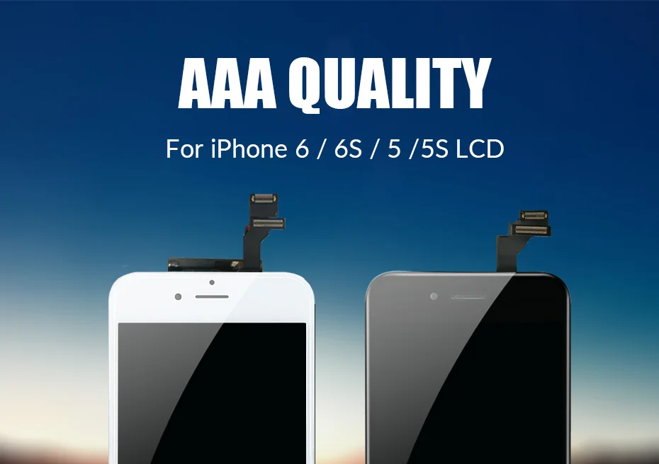 AAAA ЖК-дисплей для iphone 5 5S 6 6 S Plus ЖК-экран дисплей для iphone 6 S 6 S Plus ЖК-дигитайзер сенсорный экран запасная сборка