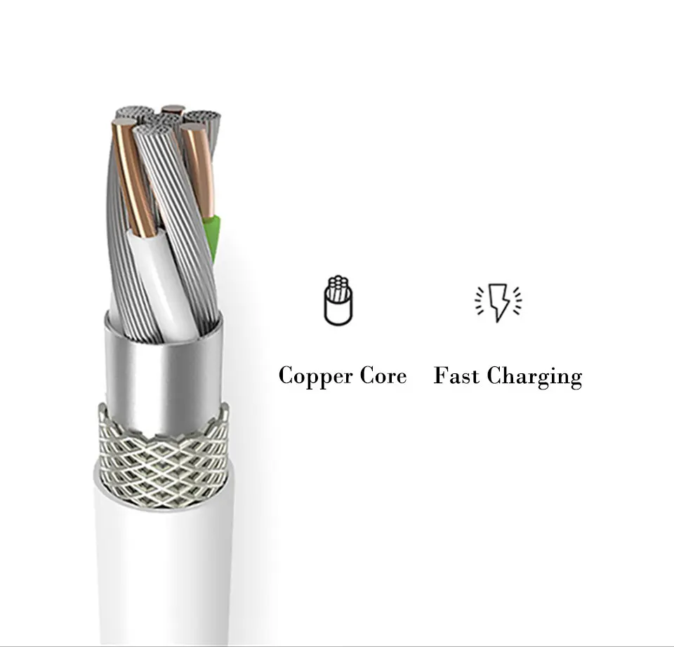 New Arrivals Mobile Phone Data Cable Charging Line Micro Type-c Andrews iOS 1m Line For iOS7 8 9 10 Copper Core Material (8)