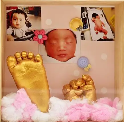 3D Plaster Handprint Footprint Baby Mould Hand/&Foot Casting Prints Kit Cast