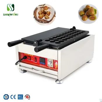 

Digital control Malaysia Street Food 30pcs Kayaballs Maker Electric Kaya Ball Machine Rotate Ball Shaped Waffle Iron Baker