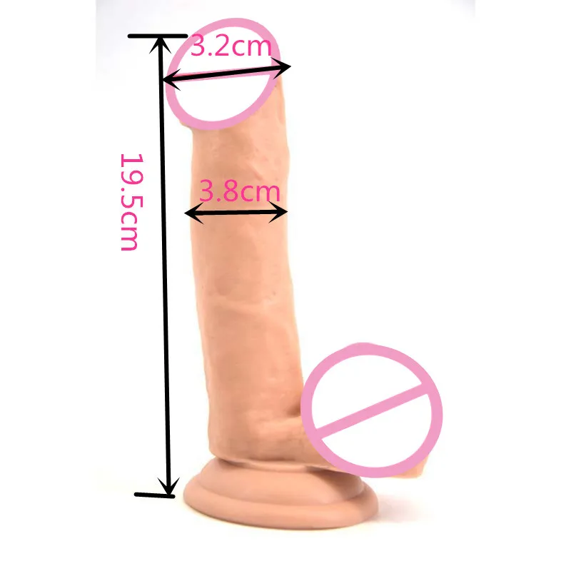 Super huge dildo realistic soft horse dildo suction cup dildo realistic penis female Masturbation adult sex toys for women