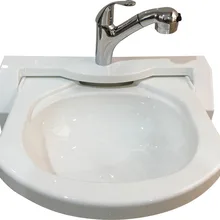 Морская Лодка Караван RV Camper Белая Акриловая Складная Раковина 558*215*380 мм GR-Y013