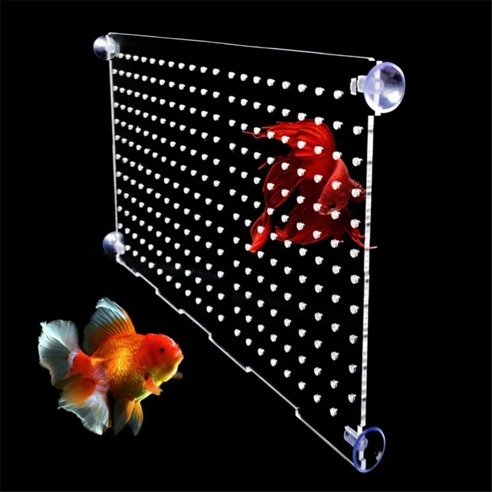 

Newest Aquarium Acrylic Fish Tank Isolation Board Small Fry Partition Board that is About 3mm/0.12in in Thickness Divider Filter