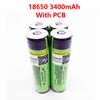 2022 LiitoKala 100% Original 3.7V NCR 18650B 3400 3400mAh Rechargeable Batteries  Power Bank for Flashlight ( PCB) ► Photo 2/5