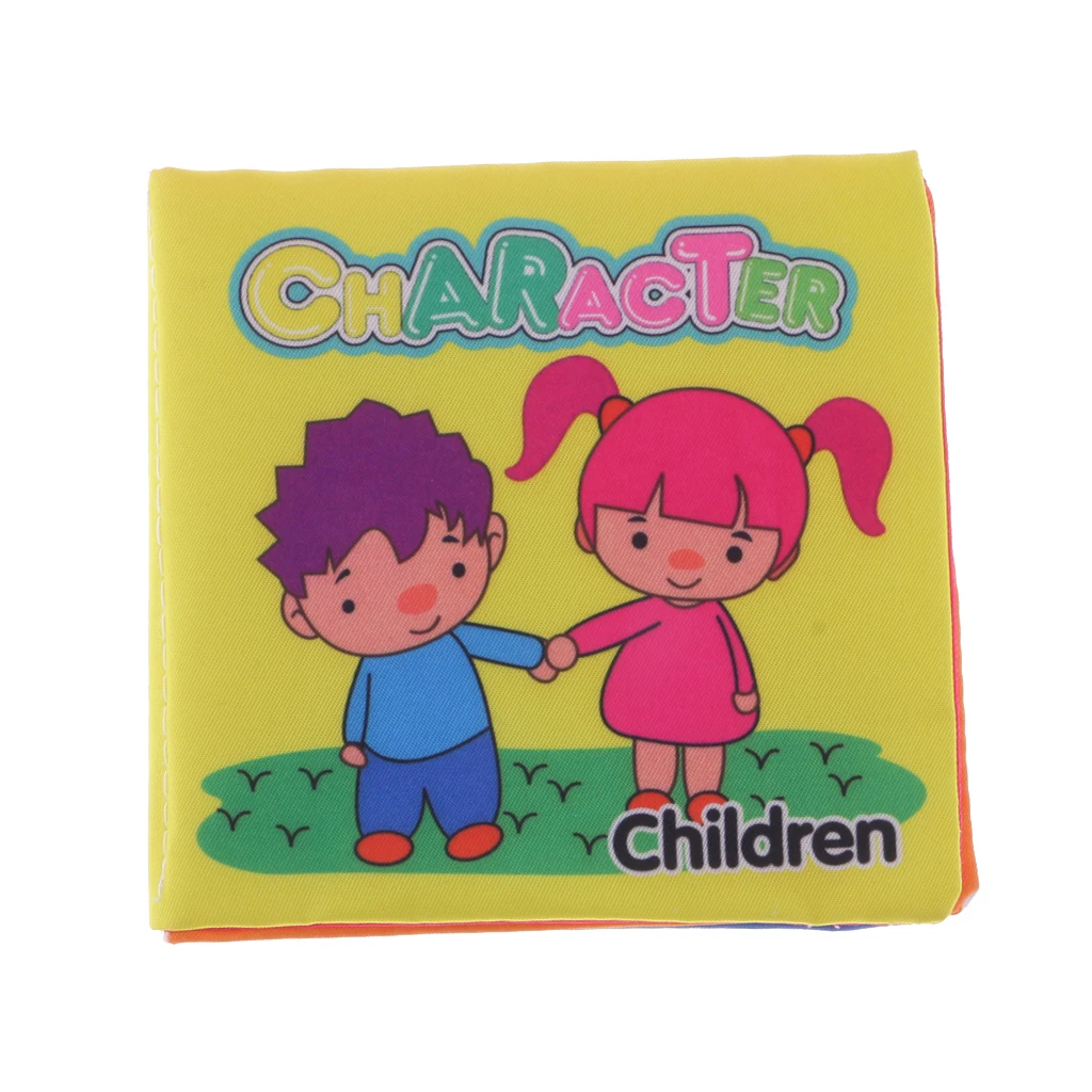 Детские Дети интеллект развития ткань познавательная книга со звуком цвета развивающие игрушки подарок