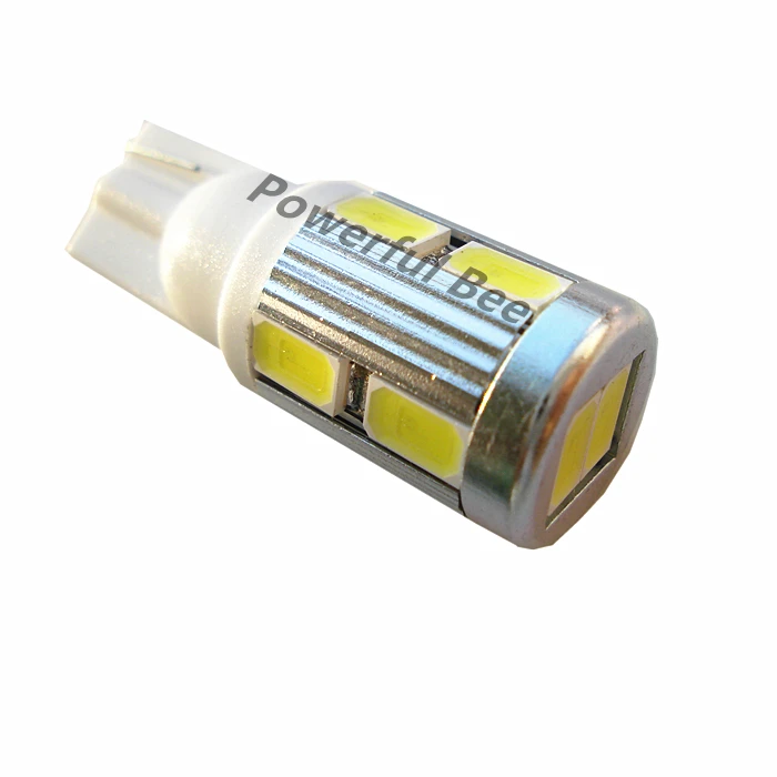 2 x w5w/T10/194 5630 10SMD холодный белый светодиод DC12V автомобильный Автомобильный