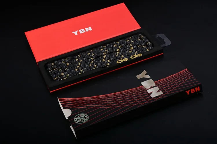 Cheap YBN Bicycle Titanium Chains MTB Mountain Road Bike Chians 10 Speed Bicycle Chain 116 Links For SHIMANO/Campanolo/SRAM System 1