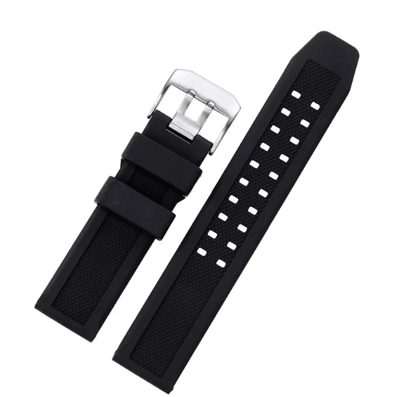 Сменный ремешок для мужских часов силиконовый Luminox 1820 7251 3050 3051 резиновый с