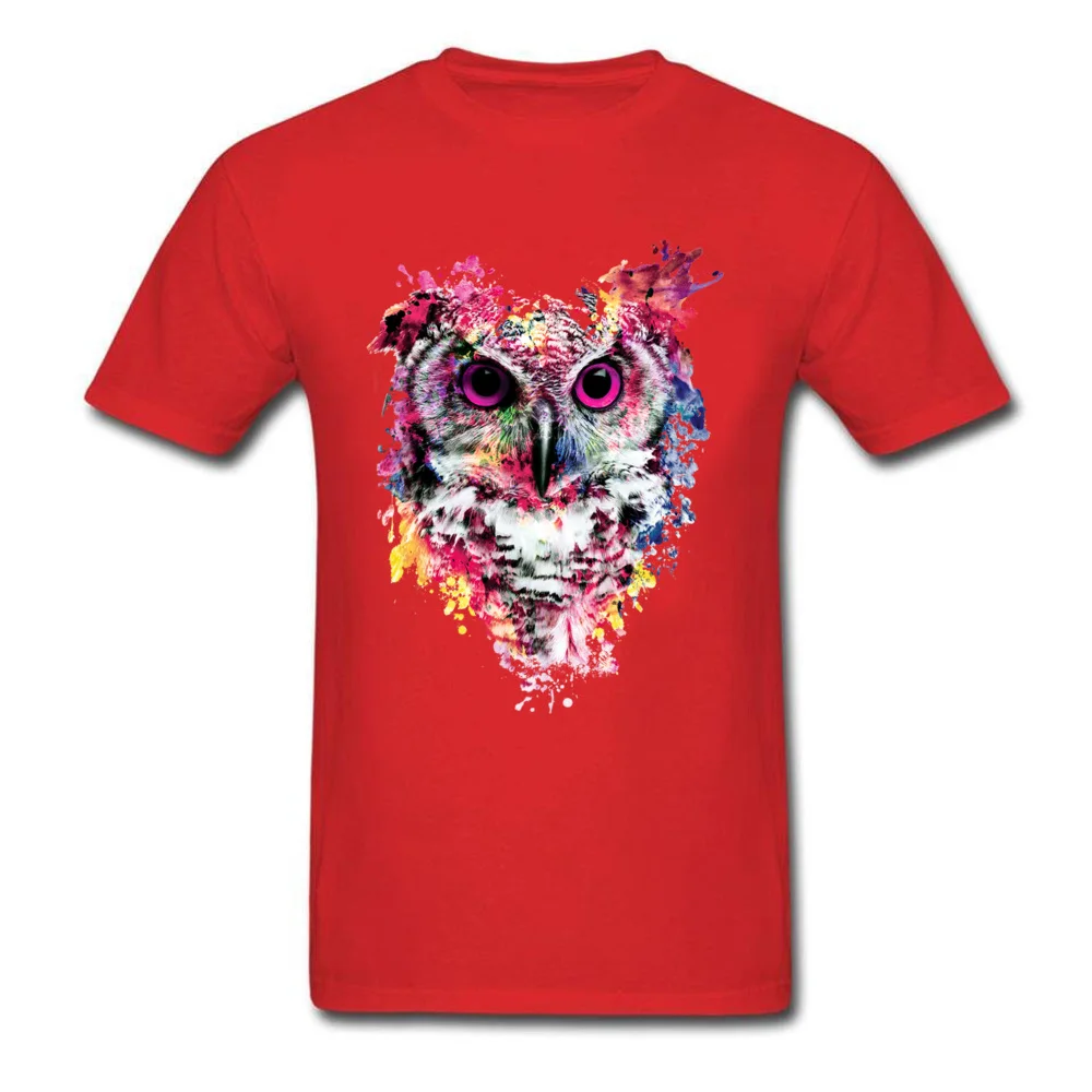 watercolor owl 2726_red