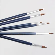 Weasel кисти для рисования острый круглый пиковый цвет воды акриловая кисть для рисования ручка 6 шт/костюм поставки Товары для профессионального искусства