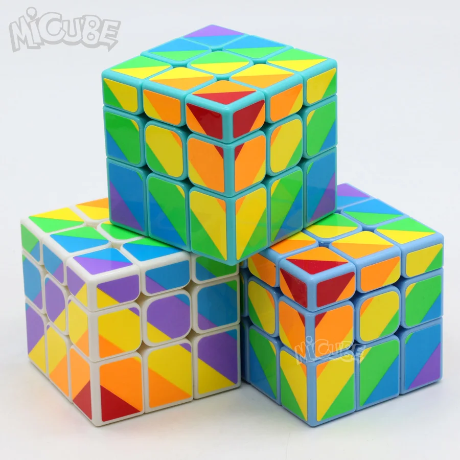 Micube 3x3x3 Yongjun unquilateral волшебный куб скорость головоломка зеркало Rianbow игрушки для конкурса для детей Дети cubo