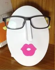 Мода EVA корейский стиль солнцезащитные очки держатель очки показ лицо-модель Подставка под очки держатель для очков Органайзер липкий - Цвет: style 15