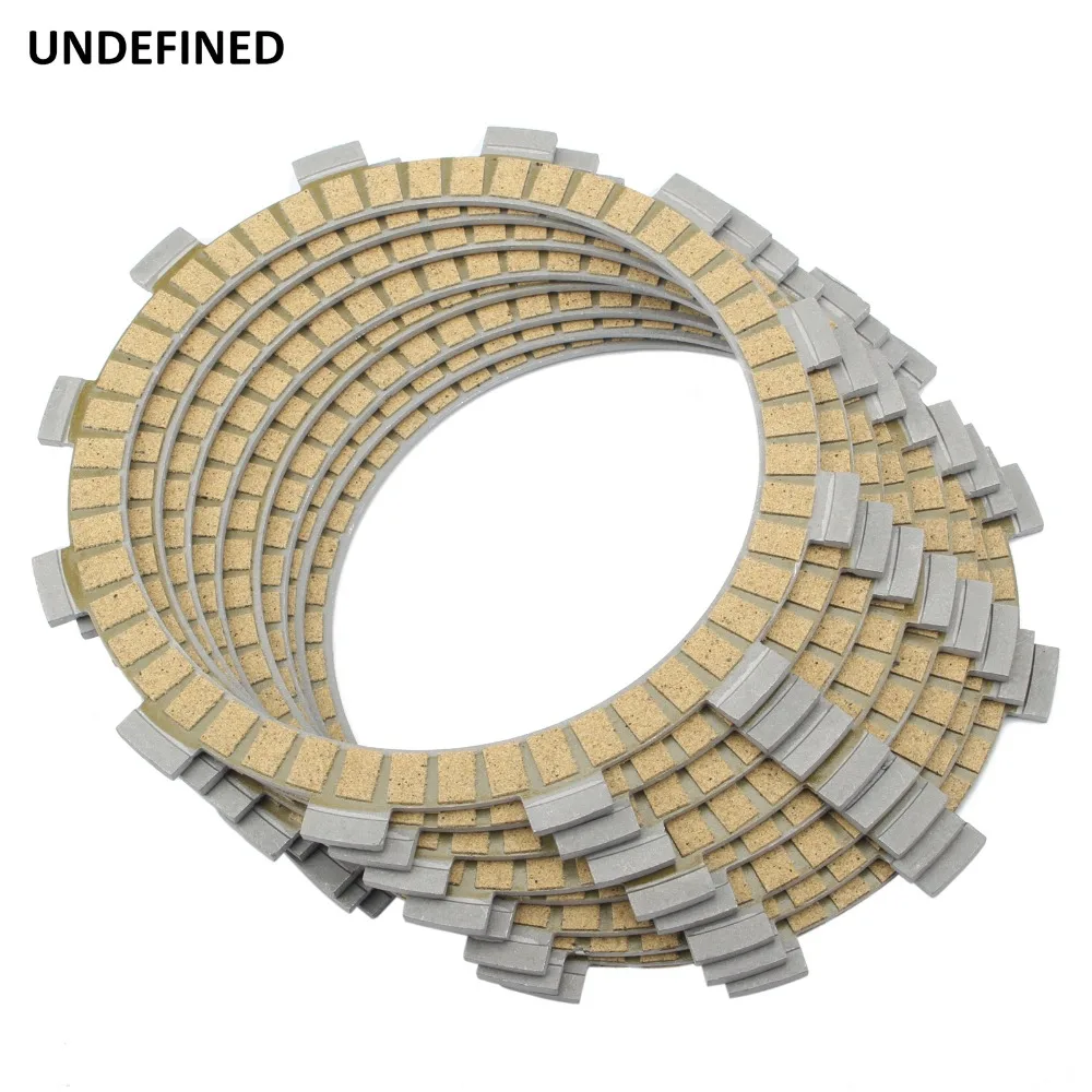 

8 Pcs Carbon Fibre Motorcycle Brake Clutch Friction Plates Disc Kits Engine Parts For Yamaha YZF-R6 YZF R6S 600 FZ750 FZ6N FZ6S