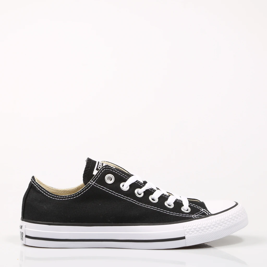 CONVERSE LONA NEGRA ALL STAR OX Zapatilla Original Negro Mujer 16284 Black Canvas 2020