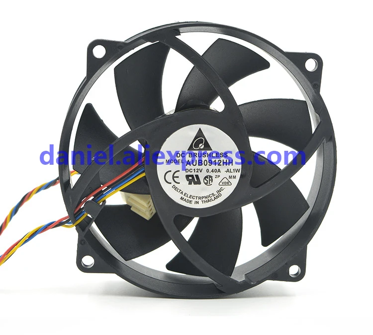 

Delta AUB0912HH 12V 0.40A 90259CM CPU four-wire PWM temperature-controlled radiation fan