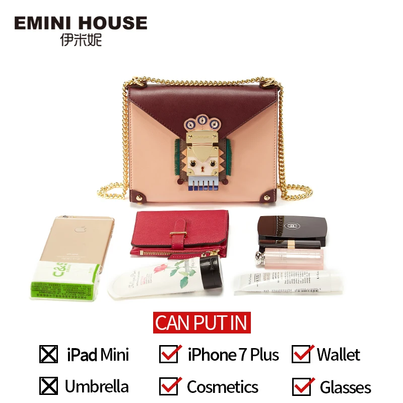 Сумка EMINI HOUSE в индийском стиле нишевая сумка через плечо для женщин из спилка