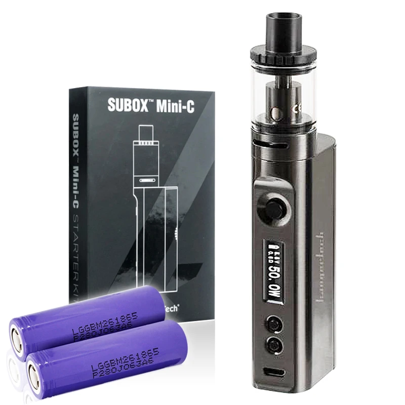 

KangerTech SUBOX Mini-C Starter Kit 50W with 3ml Atomizer Tank, Coil Head - Grey