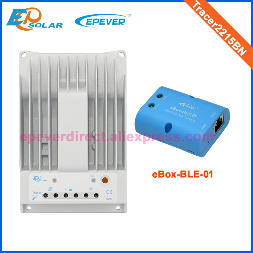

EPsolar MPPT 20A 12V/24V auto work solar controller with bluetooth use funciton for mobile phone Tracer2215BN